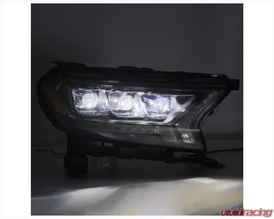 NOVA-Series Headlights (Alpha-Black) Ford Ranger 2019-2023 AlphaRex USA - 880123