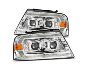 LUXX-Series Headlights (Chrome) AlphaRex USA