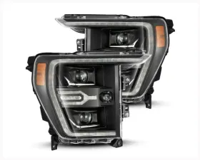 LUXX-Series Headlights (Black/No Converter) AlphaRex USA