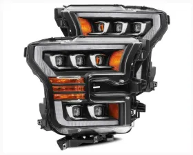 NOVA-Series Headlights (Black) AlphaRex USA