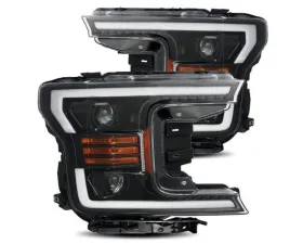 LUXX-Series Headlights (Jet Black) AlphaRex USA