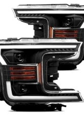 LUXX-Series Headlights (Black) AlphaRex USA                                     - 880176 - Image 3