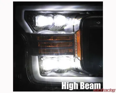 AlphaRex USA NOVA-Series Projector Headlights Chrome for 2018-2020 Ford F-150 - 880181