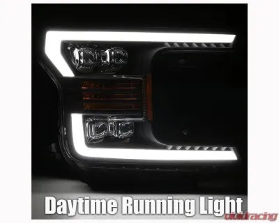 AlphaRex USA NOVA-Series Projector Headlights Chrome for 2018-2020 Ford F-150 - 880181