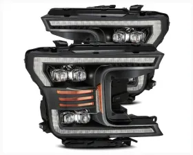 NOVA-Series Headlights (Black) AlphaRex USA