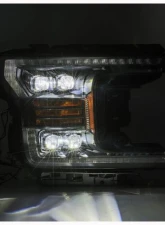 NOVA-Series Headlights (Black) AlphaRex USA                                     - 880182 - Image 4