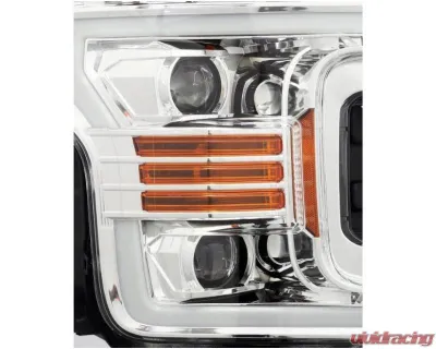 AlphaRex USA PRO-Series Projector Headlights Chrome for 2018-2020 Ford F-150 - 880187