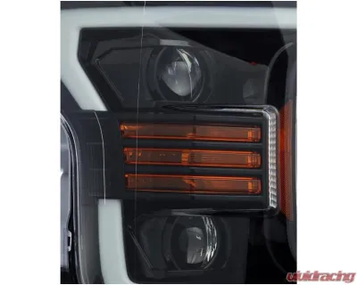PRO-Series Headlights (Jet Black) AlphaRex USA - 880188