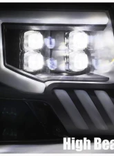 NOVA-Series Headlights (Black) AlphaRex USA                                     - 880192 - Image 5
