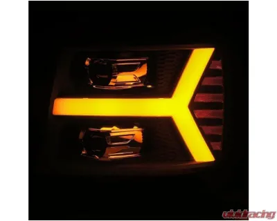 PRO-Series Headlights (Jet Black) AlphaRex USA - 880206