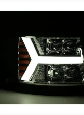 AlphaRex USA NOVA-Series Full LED Headlights Chrome for 2007-2014 Chevrolet Silverado 1500/2500/3500                                     - 880207 - Image 3