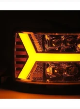 AlphaRex USA NOVA-Series Full LED Headlights Chrome for 2007-2014 Chevrolet Silverado 1500/2500/3500                                     - 880207 - Image 4