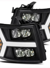 AlphaRex USA NOVA-Series Full LED Headlights for 2007-2014 Chevrolet Silverado (Black)                                     - 880209 - Image 4