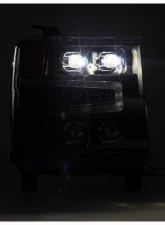 AlphaRex USA NOVA-Series Black Headlights for 2016-2018 Chevrolet Silverado 1500                                     - 880237 - Image 5