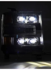 AlphaRex USA NOVA-Series Black Headlights for 2016-2018 Chevrolet Silverado 1500                                     - 880237 - Image 6