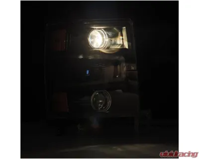 AlphaRex USA PRO-Series Black Headlights for 2014-2015 Chevrolet Silverado 1500 - 880245