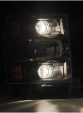 AlphaRex USA PRO-Series Black Headlights for 2014-2015 Chevrolet Silverado 1500                                     - 880245 - Image 4