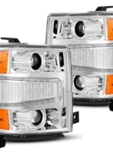 PRO-Series Headlights (Chrome) Chevrolet 2014-2015 AlphaRex USA                                     - 880246 - Image 6