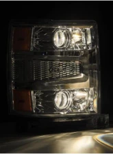 PRO-Series Headlights (Chrome) Chevrolet 2014-2015 AlphaRex USA                                     - 880246 - Image 4