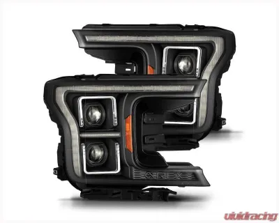 LUXX-Series Headlights (Black) AlphaRex USA - 880250