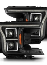 PRO-Series Headlights (Black) AlphaRex USA                                     - 880252 - Image 4