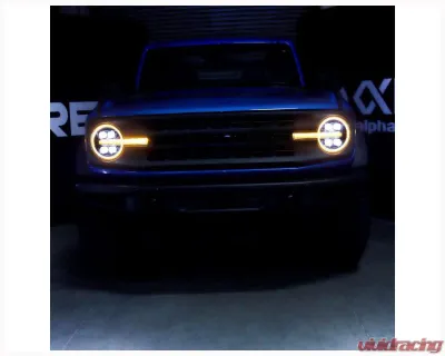 NOVA-Series Headlights (Black) AlphaRex USA - 880260