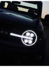 NOVA-Series Headlights (Black) AlphaRex USA                                     - 880260 - Image 8