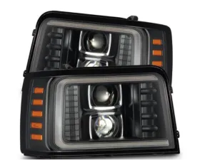 LUXX-Series Headlights (Black) AlphaRex USA