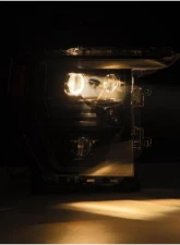 AlphaRex USA PRO-Series Halogen Projector Headlights for 2021-2023 Ford F-150 Alpha-Black                                     - 880294 - Image 3