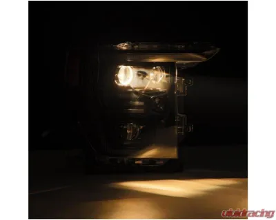 AlphaRex USA PRO-Series Halogen Projector Headlights for 2021-2023 Ford F-150 Alpha-Black - 880294
