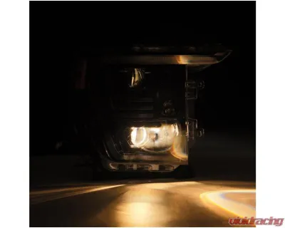 AlphaRex USA PRO-Series Halogen Projector Headlights for 2021-2023 Ford F-150 Alpha-Black - 880294