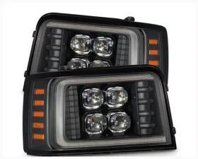 NOVA-Series Headlights (Black) AlphaRex USA