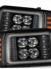 NOVA-Series Headlights (Black) AlphaRex USA                                     - 880299 - Image 5