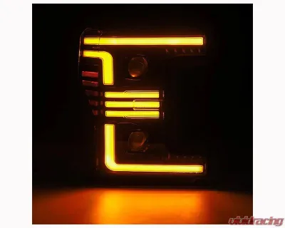 AlphaRex USA PRO-Series Projector Headlights for 2017-2019 Ford Super Duty, Alpha-Black - 880320