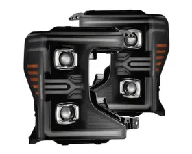 LUXX-Series Headlights (Black) AlphaRex USA