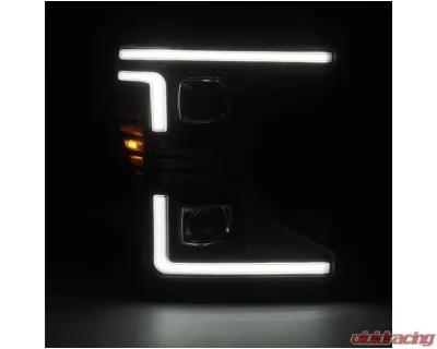 LUXX-Series Headlights (Black) AlphaRex USA - 880341