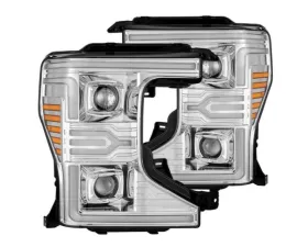 LUXX-Series Headlights (Chrome) AlphaRex USA