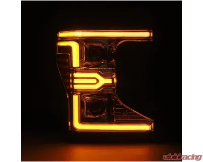 AlphaRex USA LUXX-Series Projector Headlights Chrome for 2020-2022 Ford Super Duty - 880342