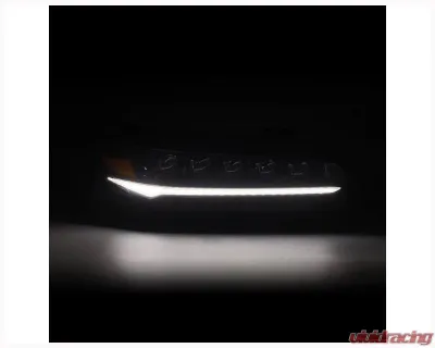 AlphaRex USA NOVA-Series Black Headlights for Honda Civic 2022-2025, LED Projectors - 880348