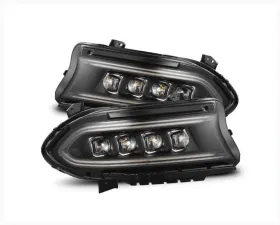 NOVA-Series Headlights (Black) AlphaRex USA