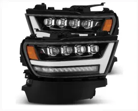 NOVA-Series Headlights (Jet Black) AlphaRex USA