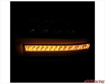 AlphaRex USA NOVA-Series Jet Black Projector Headlights for Ram 1500 2019-2022 - 880516