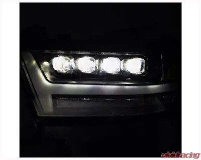 AlphaRex USA NOVA-Series Jet Black Projector Headlights for Ram 1500 2019-2022 - 880516