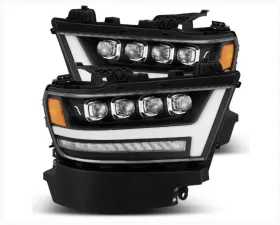 NOVA-Series Headlights (Black) AlphaRex USA