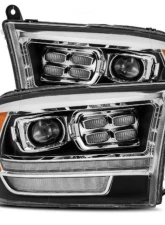 AlphaRex USA LUXX-Series Black Projector Headlights for Dodge Ram 2009-2018                                     - 880526 - Image 5