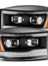 AlphaRex USA PRO-Series Projector Headlights Black for 2006-2009 Dodge Ram 1500/2500/3500                                     - 880532 - Image 4