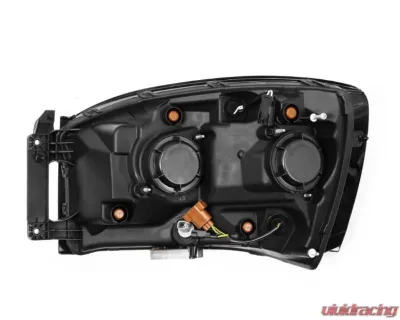 AlphaRex USA PRO-Series Projector Headlights Black for 2006-2009 Dodge Ram 1500/2500/3500 - 880532