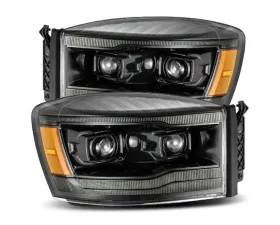 LUXX-Series Headlights (Alpha-Black) AlphaRex USA