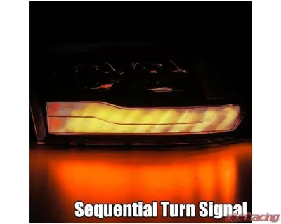 AlphaRex USA PRO-Series Projector Headlights for 2009-2018 Dodge Ram 1500/2500/3500 - Alpha-Black - 880542