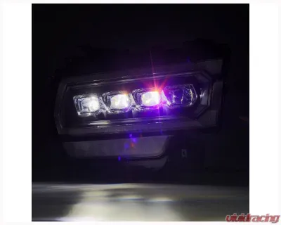 AlphaRex USA NOVA-Series LED Headlights Black for 2019-2024 Ram 2500/3500/4500/5500 - 880553